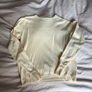 Lulu's Soft Crewneck Sweater in Cream